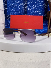 CARTIER 26S RIMLESS FRAME IN METAL 439584
