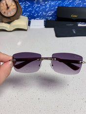 CARTIER 26S RIMLESS FRAME IN METAL 439584