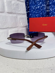 CARTIER 26S RIMLESS FRAME IN METAL 439584