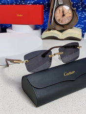 CARTIER 26S RIMLESS FRAME IN METAL 439585