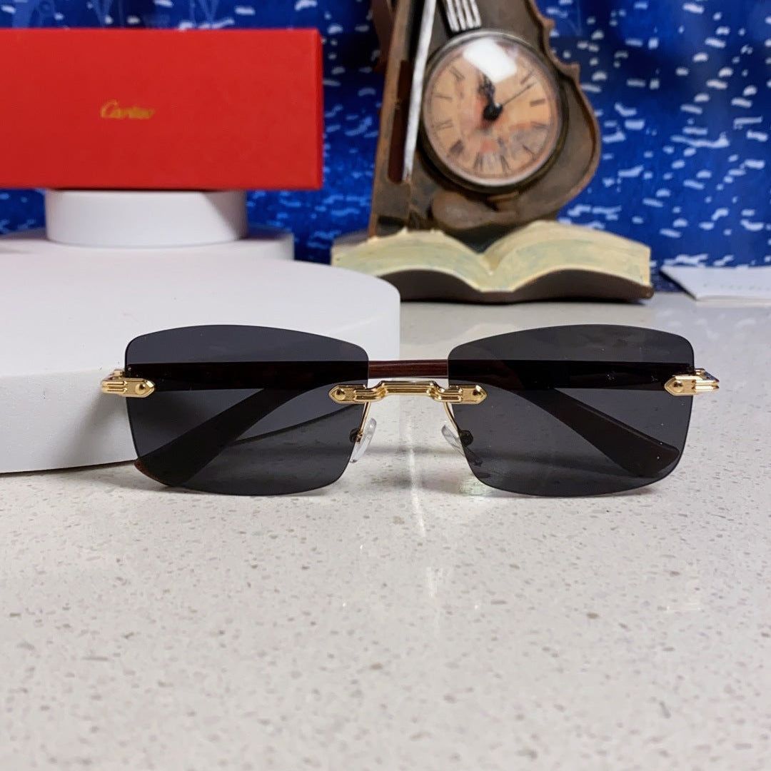 CARTIER 26S RIMLESS FRAME IN METAL 439585