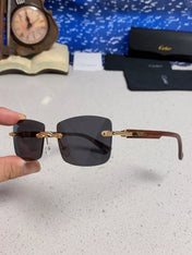 CARTIER 26S RIMLESS FRAME IN METAL 439585