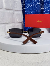 CARTIER 26S RIMLESS FRAME IN METAL 439585