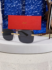 CARTIER 26S RIMLESS FRAME IN METAL 439585