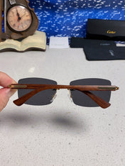 CARTIER 26S RIMLESS FRAME IN METAL 439585