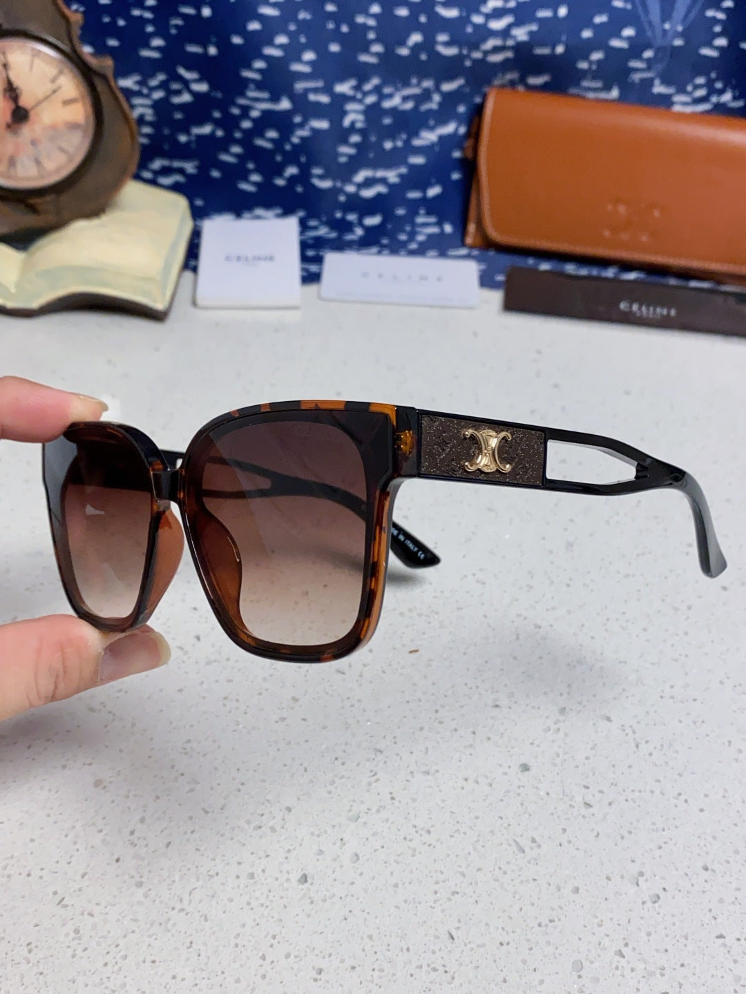 CELINE 26S SQUARE FRAME IN ACETATE 434034