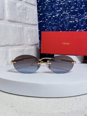 CARTIER 26S OVAL FRAME IN METAL 434041