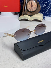 CARTIER 26S OVAL FRAME IN METAL 434041