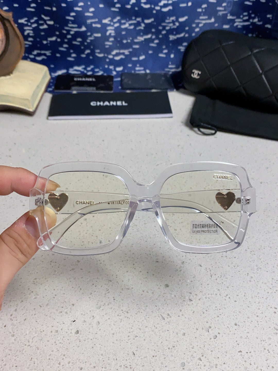 CHANEL 26S OVERSIZED SQUARE FRAME IN ACETATE 404745