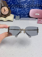 MIUMIU 26S SHIELD FRAME IN METAL 436116