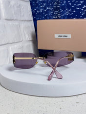MIUMIU 26S SHIELD FRAME IN METAL 436117
