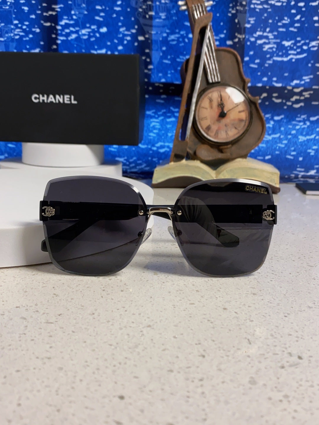 CHANEL 26S FACETED LENSES IN ACETATE 404784