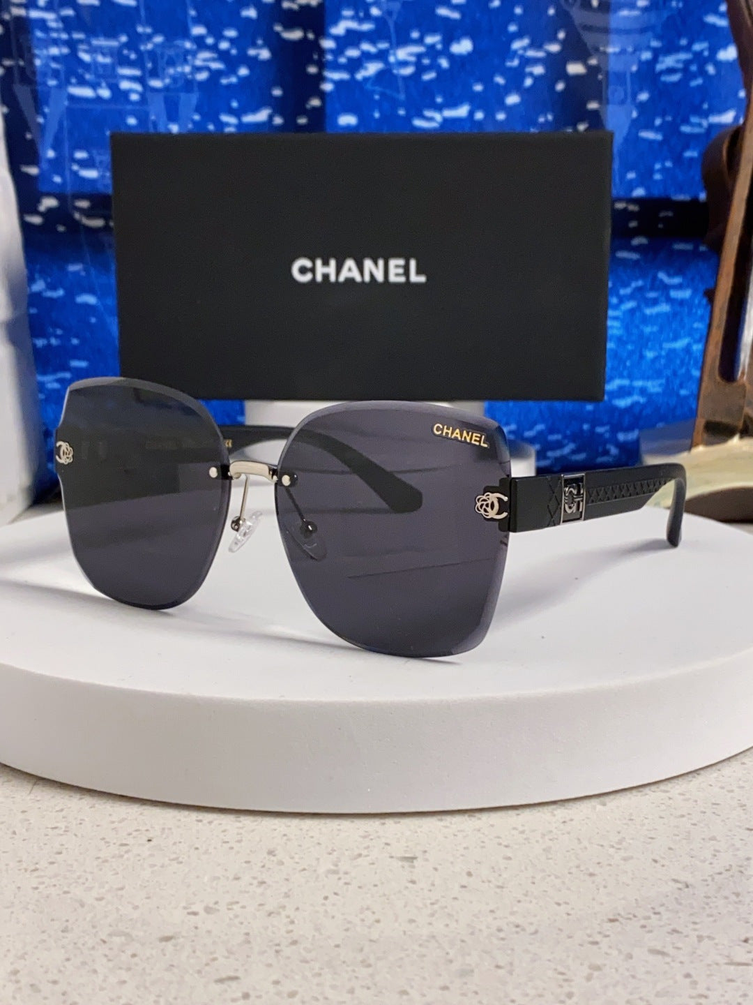 CHANEL 26S FACETED LENSES IN ACETATE 404784