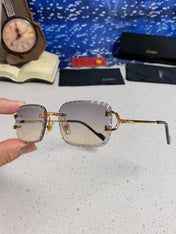 CARTIER 26S RIMLESS FRAME IN METAL 439651