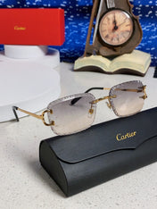 CARTIER 26S RIMLESS FRAME IN METAL 439651