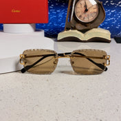 CARTIER 26S RIMLESS FRAME IN METAL 439652