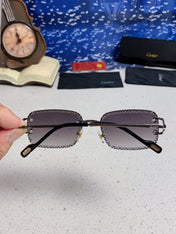 CARTIER 26S RIMLESS FRAME IN METAL 439653