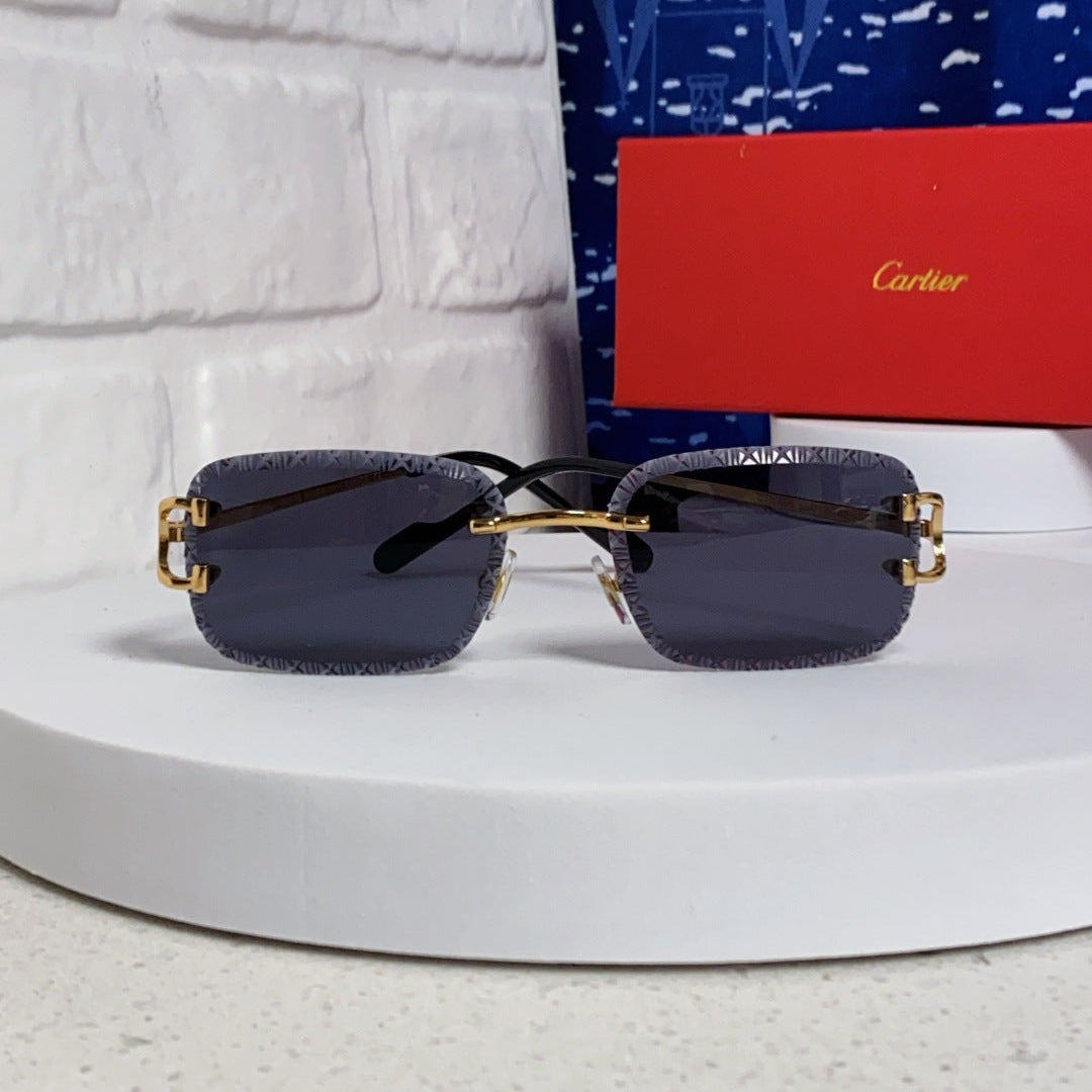 CARTIER 26S RIMLESS FRAME IN METAL 439654