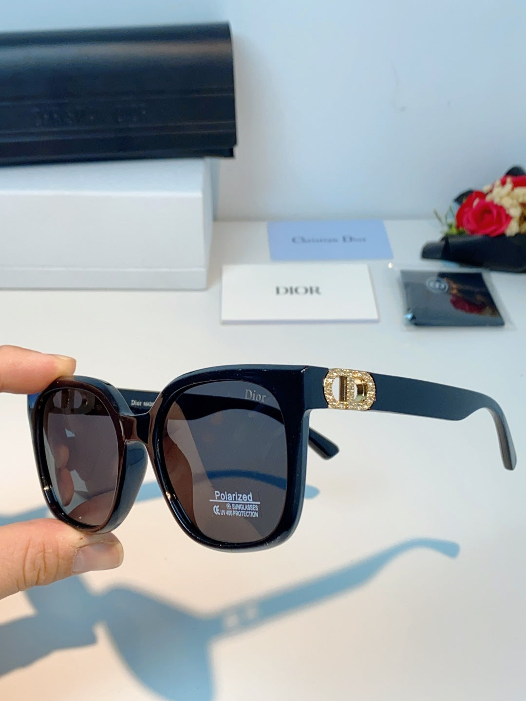 DIOR 26S OVERSIZED SQUARE FRAME IN ACETATE 415295