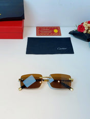 CARTIER 26S RECTANGULAR FRAME IN METAL 431048