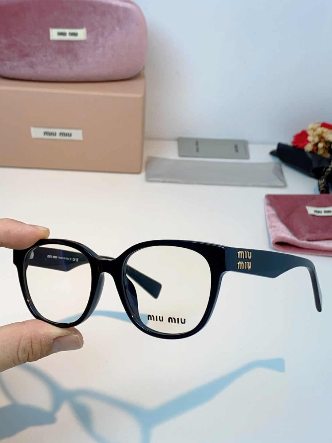 MIUMIU 26S SQUARE FRAME IN ACETATE 413472