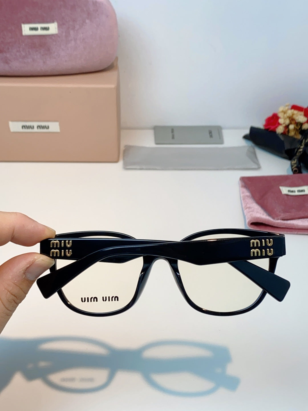 MIUMIU 26S SQUARE FRAME IN ACETATE 413472