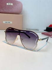 MIUMIU 26S SHIELD FRAME IN METAL 424497