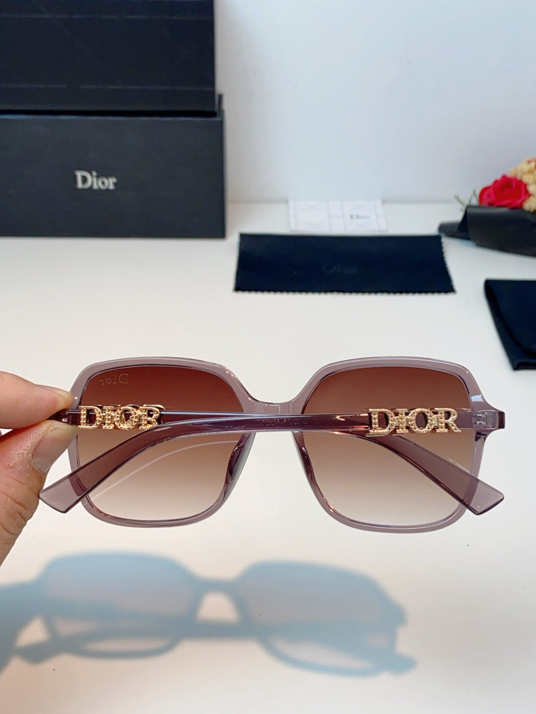 DIOR 26S SQUARE FRAME IN ACETATE 396732