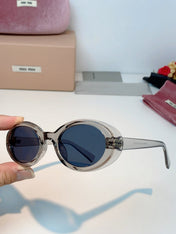MIUMIU 26S OVAL FRAME IN ACETATE 424529