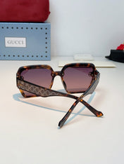 GUCCI 26S OVERSIZED SQUARE FRAME IN ACETATE 424518