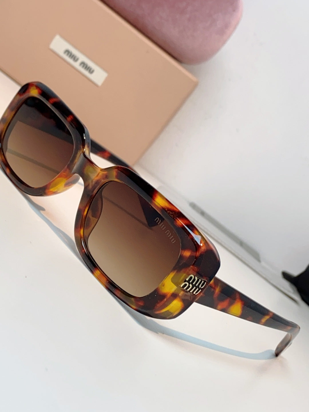 MIUMIU 26S RECTANGULAR FRAME IN ACETATE 426456