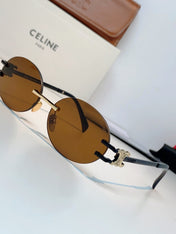 CELINE 26S OVAL FRAME IN METAL 427824