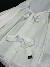PRADA 26S LINEN SLIP DRESS 1043