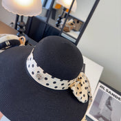 MIUMIU WIDE-BRIM BUCKET HAT WITH BOW STYLE 57