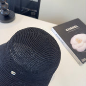 CHANEL 26S STRAW CLOCHE HAT 335916