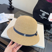 CHANEL 26S RAFFIA BUCKET HAT 338042