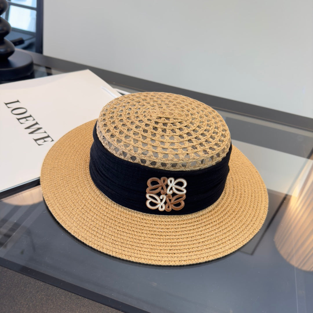 LOEWE 26S STRAW BOATER HAT STYLE 059