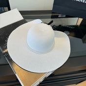 GUCCI 26S FLORAL WIDE-BRIM STRAW HAT 220