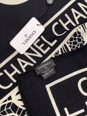 CHANEL 25S SCARF 135 CM IN CASHMERE AND SILK 943317