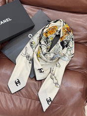 CHANEL 25S SCARF 135 CM IN CASHMERE SILK 943698