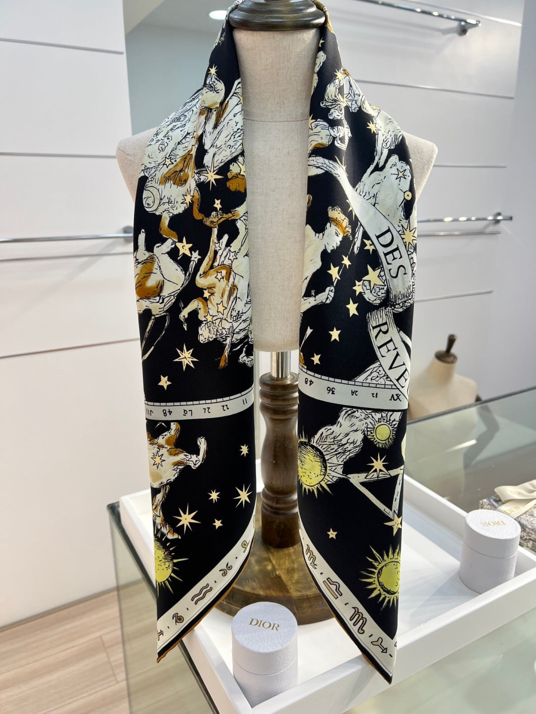 DIOR 26S SCARF 90CM IN SILK 274732