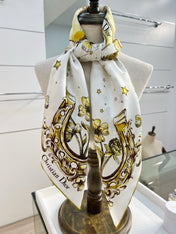 DIOR 26S SCARF 90CM IN SILK 274734