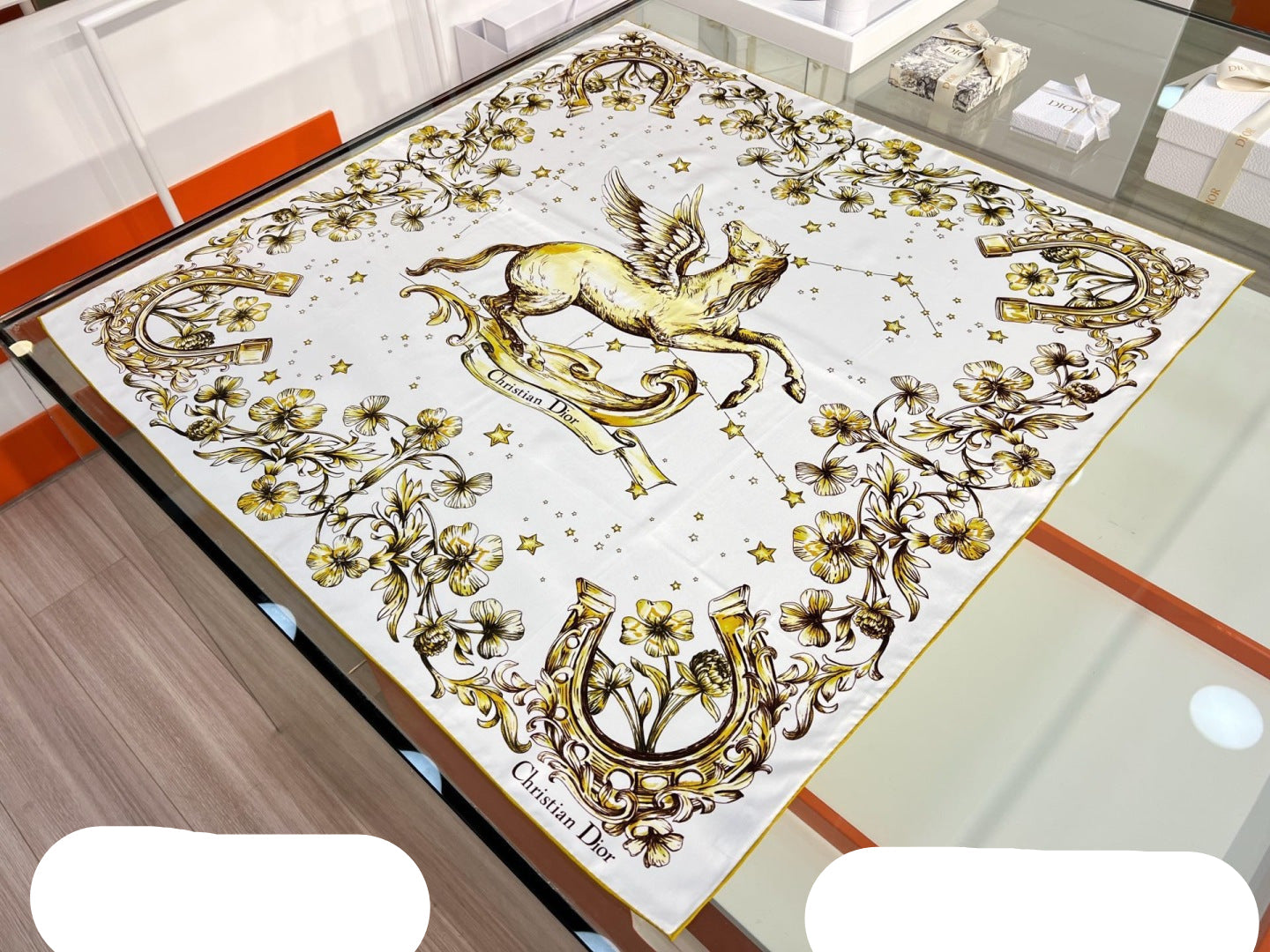 DIOR 26S SCARF 90CM IN SILK 274734