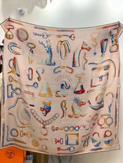 HERMES 26S SCARF 140 IN CASHMERE AND SILK 303158