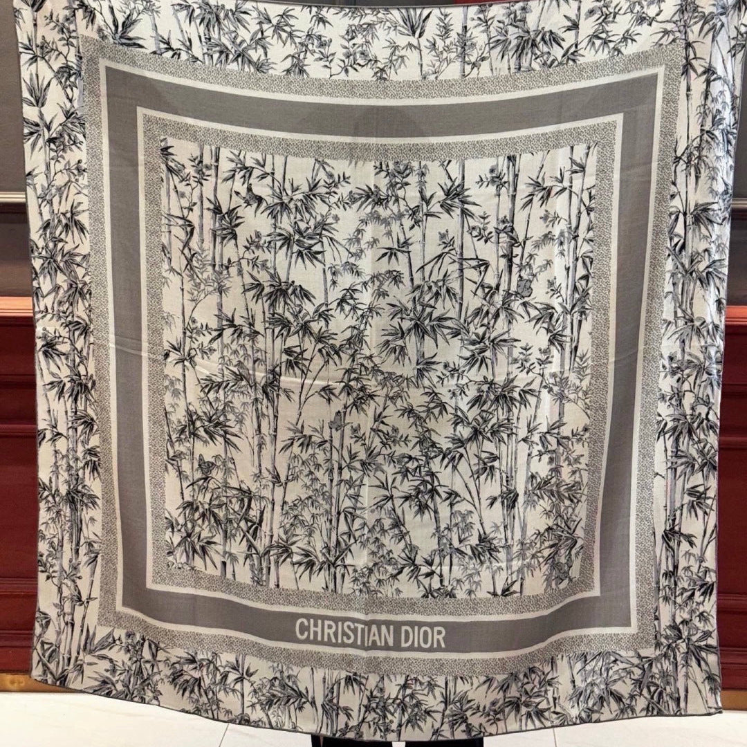 DIOR 26S SCARF 140CM IN CASHMERE SILK 304677
