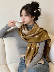 HERMES 26S SCARF 140 IN CASHMERE AND SILK 304679