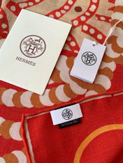 HERMES 26S SCARF 140 IN CASHMERE AND SILK 304706