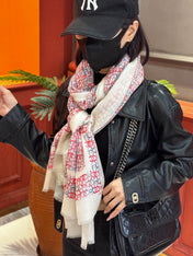 CHANEL 26S SCARF 200 IN CASHMERE AND SILK 306089