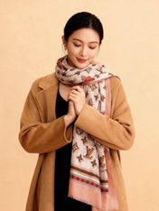 CHANEL 26S SCARF 200 IN CASHMERE AND SILK 307211