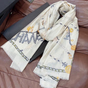 CHANEL 26S SCARF 200 IN CASHMERE AND SILK 307228